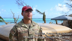 554th Red Horse deploy Reverse Osmosis Water Purification Unit to Saipan