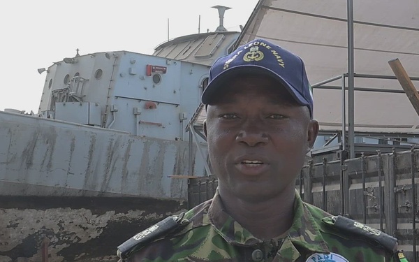 Sierra Leone Navy Petty Officer Ibrahim Kargbo on importance of OE26