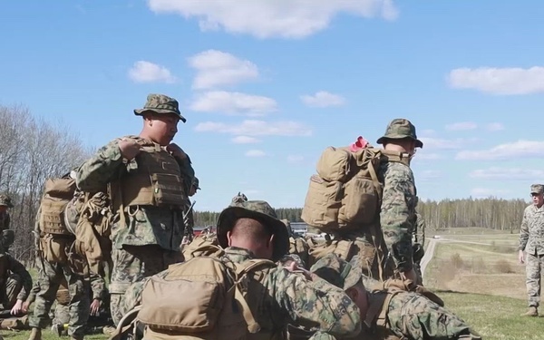 U.S. Marines hone marksmanship in Sweden