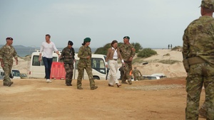 B-roll: Senior leaders attend African Lion 26 closing ceremony in Tunisia