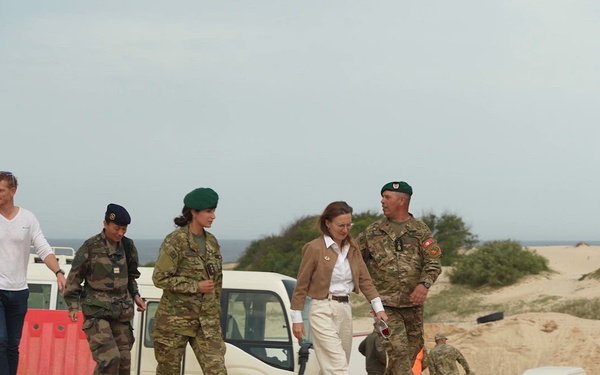 B-roll: Senior leaders attend African Lion 26 closing ceremony in Tunisia