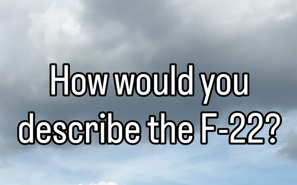 How would you describe the F-22?