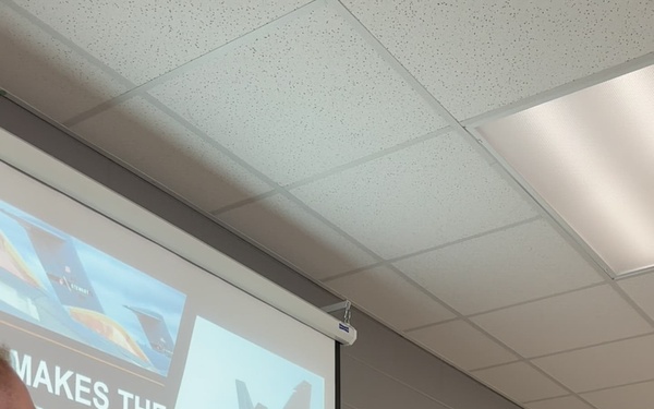 F-22 Raptor Demonstration Team Visits Veterans Memorial High School JROTC