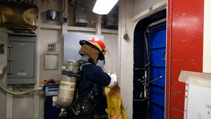 Nimitz Conducts General Quarters Drill
