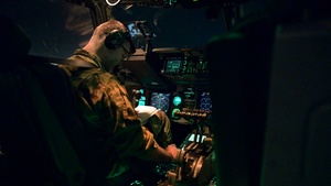 C-17 Globemaster III performs cargo operations within the CENTCOM AOR