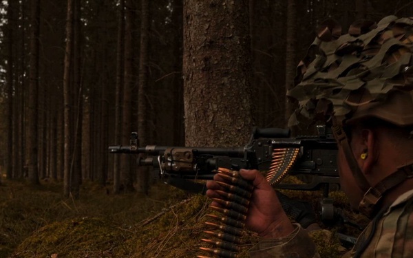 B-Roll 1-12 Cavalry Conducts Live-Fire, Counters Drone Threats in Latvia