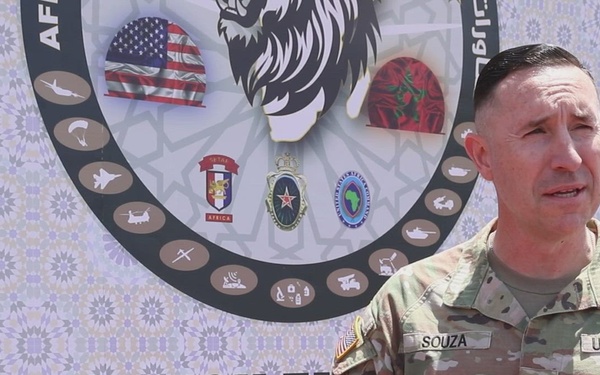 Interview: Command Sgt. Maj. Lorenzo Souza speaks about African Lion 26