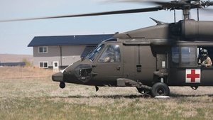 South Dakota Army National Guard trains for wildfire response at Angostura Reservoir