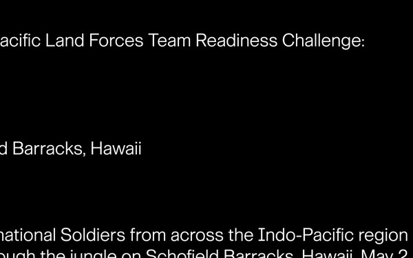 2026 USARPAC Pacific Land Forces Team Readiness Challenge: Jungle 10 kilometer race B-roll