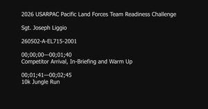 Multinational Soldiers Kick Off PLFRTC With Jungle 10K