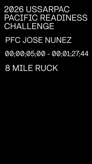Pacific Land Forces Team Readiness Challenge - 8 Mile Ruck