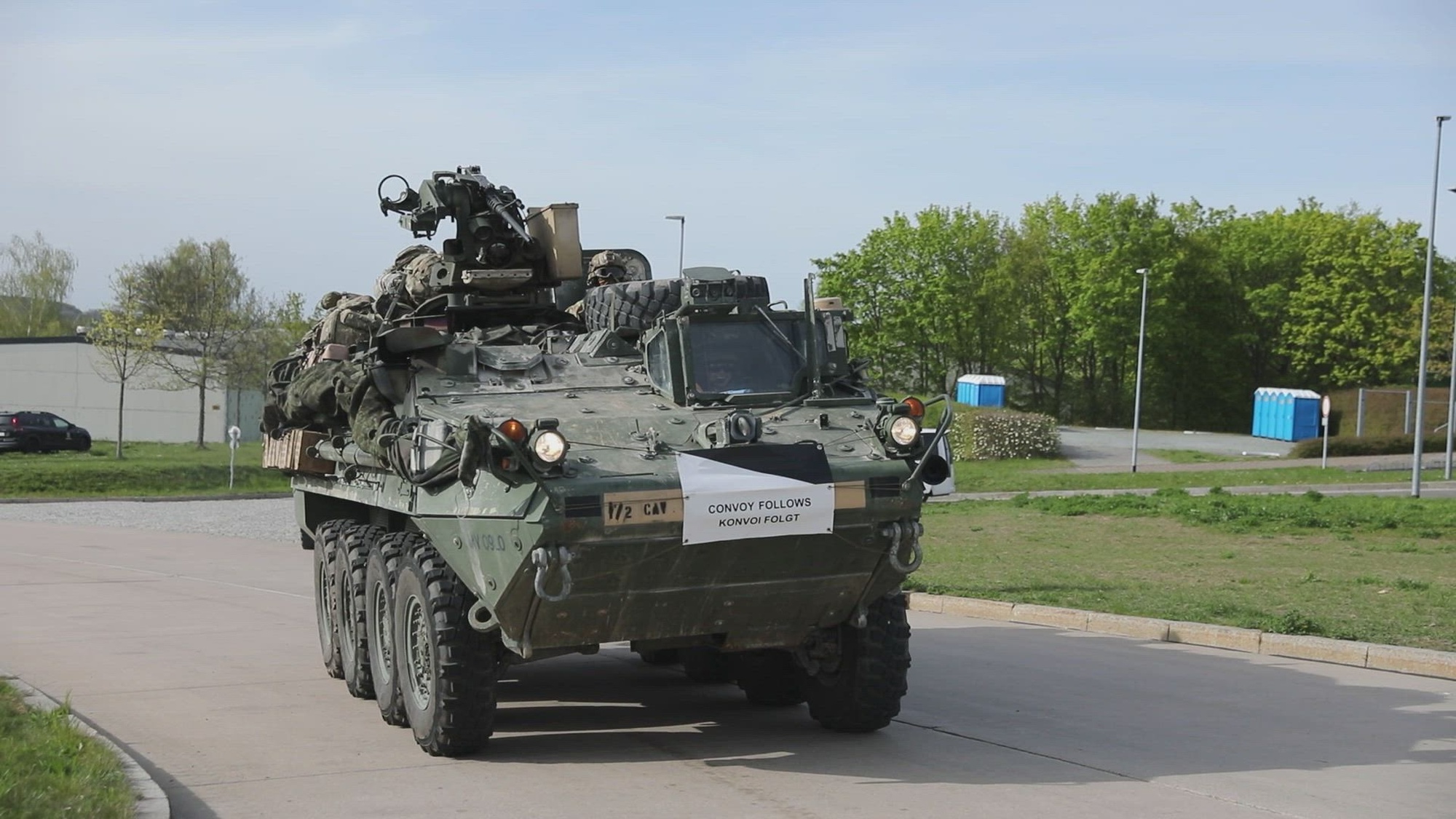 U.S. Soldiers with 2d Cavalry Regiment conduct convoy operations in support of Sword 26 from Vilseck, Germany, to Bemowo Piskie Training Area (BPTA), Poland, April 27 to April 30, 2026. 1st Lt. Jacob Paullin, 1st Squadron, 2d Cavalry Regiment, discussed the convoy’s mission in Oberlausitz, Germany, April 28, 2026. From April 27 to May 31, 2026, U.S. and Allied forces will exercise the North Atlantic Treaty Organization’s (NATO) Eastern Flank Deterrence Initiative, demonstrating NATO’s ability to fight and win on the modern battlefield. Nearly 15,000 troops from eleven nations will train across the High North, Baltic region, and Poland. They will execute rapid maneuvers, air defense, counter-drone operations, and cyber defense to validate NATO’s regional defense plans in real time. This series of linked exercises includes Saber Strike, Immediate Response, and Swift Response. The exercises turn investment into capability. Soldiers integrate unmanned systems such as AI-enabled command and control and live data networks to move, decide, and fight more effectively across all domains. Sword 26 demonstrates how U.S. Army Europe and Africa drives transformation at scale while strengthening deterrence. Together with our allies, we are building a unified, lethal force ready to defend NATO territory and respond to any threat. (U.S. Army Reserve video by Staff Sgt. Vontrae Hampton)