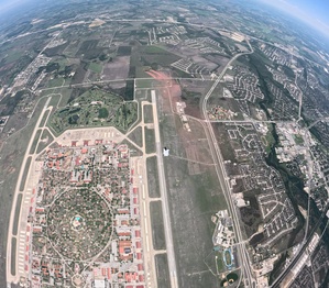 U.S. Army Parachute Team jumps for Joint Base San Antonio Great Texas Airshow