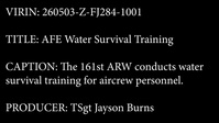 AFE Water Survival Training