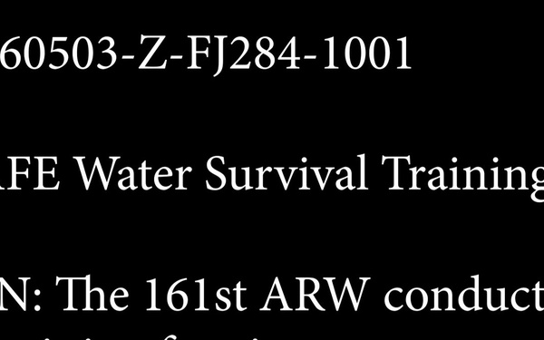 AFE Water Survival Training