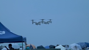 JMSDF-MCAS Iwakuni Friendship Day 2026: CMV-22B Osprey aircraft with CVW-5 Flyover