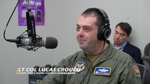 Radio Around the Region: Interview with Lt. Col. Crouch, Pacific Commander of Stars and Stripes