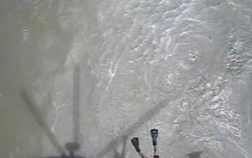 Coast Guard Air Station Houston Rescues Woman and Hoists Two Men