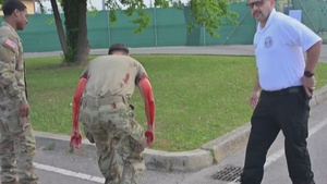 USAG Italy Tests Response to Natural Disaster