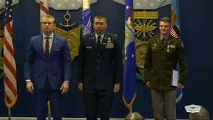 Hegseth Presents Medals for Heroism at Pentagon