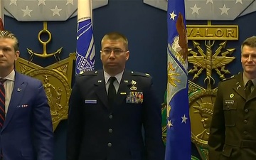 Hegseth Presents Medals for Heroism at Pentagon