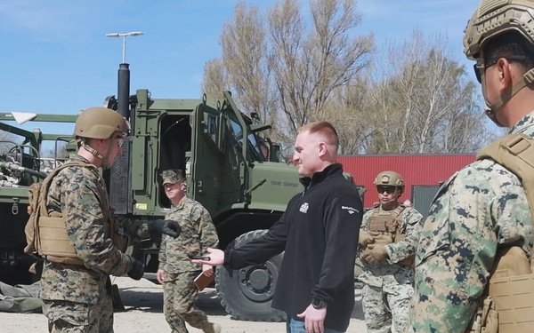 U.S. Marines show emergency evacuation capabilities in Scandinavia