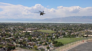 Exercise Wolverine B-Roll: UH-60 Black Hawk Arrival at Orem Water Treatment Facility
