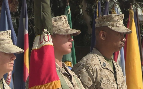 JTF-SB service members conduct Transfer of Authority ceremony