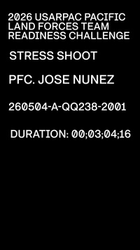 Pacific Land Forces Team Readiness Challenge - Stress Shoot