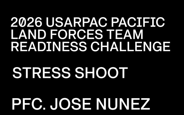 Pacific Land Forces Team Readiness Challenge - Stress Shoot