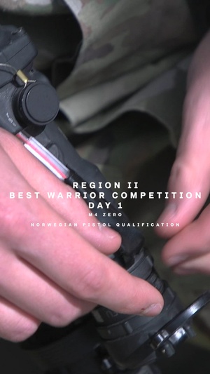 Region II Best Warrior Competition Day 1 Recap