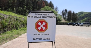 Eighth Army Soldiers navigate Tactical Lanes during Best Squad Competition B-roll