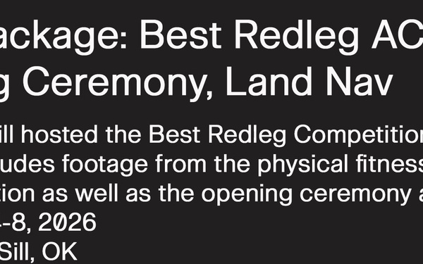Fort Sill kicks off Best Redleg Competition