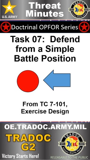 OPFOR Defend Simple Battle Position - ThreatMinutes