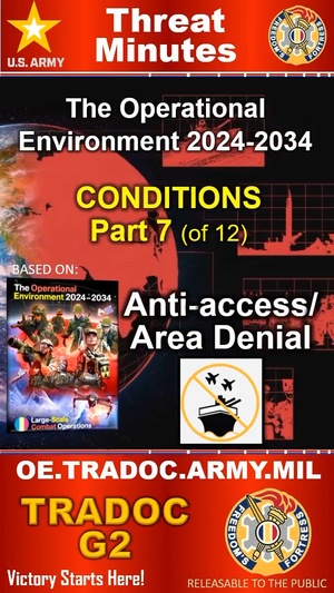 Antiaccess/Area Denial (LSCO Conditions 7/12) - ThreatMinutes