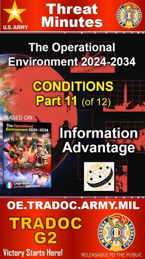 Information Advantage (LSCO Conditions 11/12) - ThreatMinutes