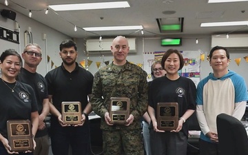 Marine Corps Installations Command’s Public Safety Communications Center of the Year Award Ceremony, MCAS Iwakuni, Japan, 2026