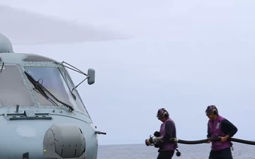USS Mustin conducts flight operations