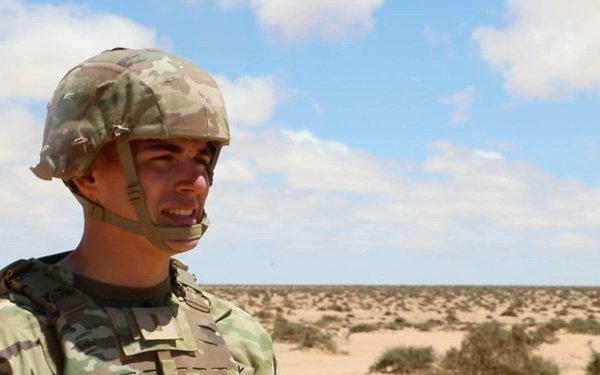 Interview: US Army 2nd Lt. Ethan Burdette discusses scalable warfighting technologies during African Lion 26