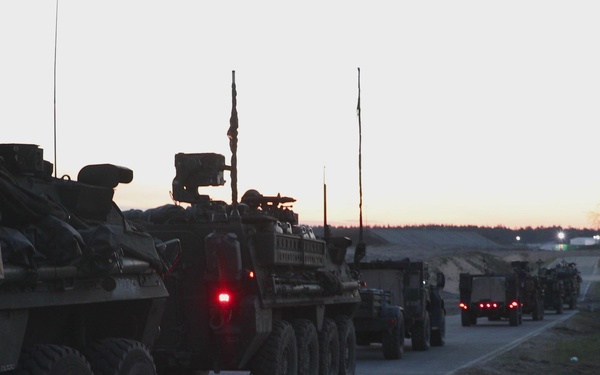 U.S. Army 2d Cavalry Regiment arrives in Lithuania in preparation for Project Flytrap