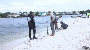 NAS Pensacola Volunteers Restore White Island Shoreline