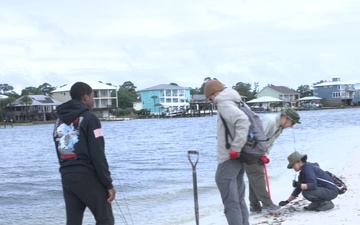 NAS Pensacola Volunteers Restore White Island Shoreline
