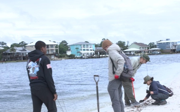 NAS Pensacola Volunteers Restore White Island Shoreline