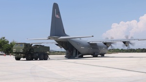 Balikatan 2026 B-Roll: 25 ID U.S. Soldiers offload an M119 Howitzer and HIMARS in the Philippines