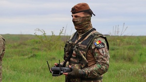 Romanian troops train in counter-drone defence