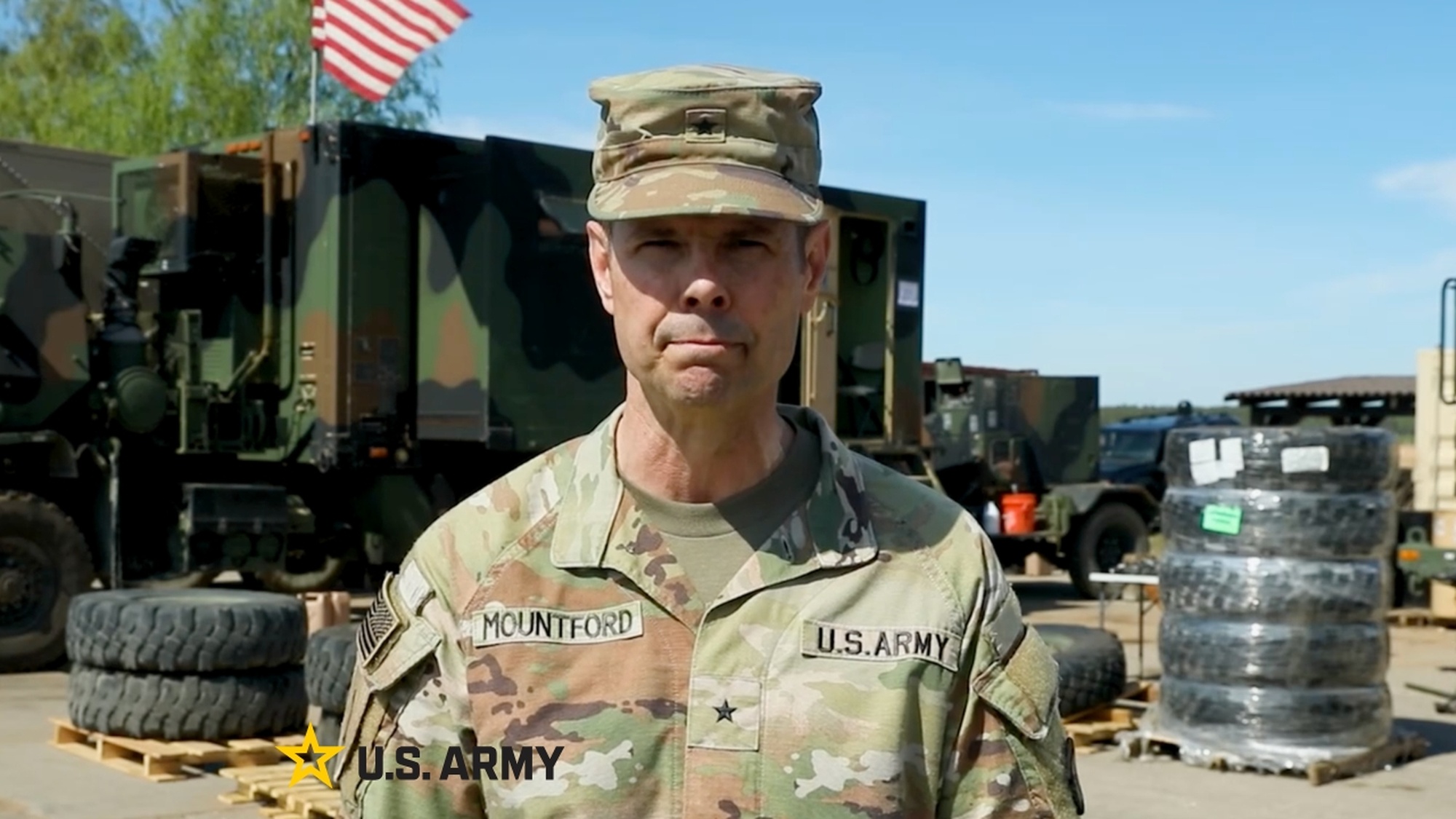 U.S. Army Brig. Gen. John B. Mountford, deputy commanding general of readiness for V Corps, addresses viewers to discuss the purpose and advantages of Project Flytrap at Pabradė Training Area, Lithuania, May 5, 2026. Project Flytrap is a multinational exercise intended to increase cohesive integration among different intelligence, fire and protection systems to combat evolving drone threats. From April 27 to May 31, 2026, U.S. and Allied forces will conduct Project Flytrap as part of a series of linked exercises, including Sword 26, Saber Strike, Immediate Response, and Swift Response, which transform experimentation into capability. During Project Flytrap, Soldiers integrate counter-unmanned systems, AI-enabled command and control, and live data networks to move faster, decide faster, and fight more effectively across all domains. (U.S. Army video by Sgt. Nicodemus Taylor)

Music is used with permissions and licensing rights from Envato Elements.