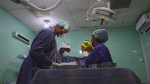 B-Roll: US, Ghana perform hysterectomy during AL26 MEDREX
