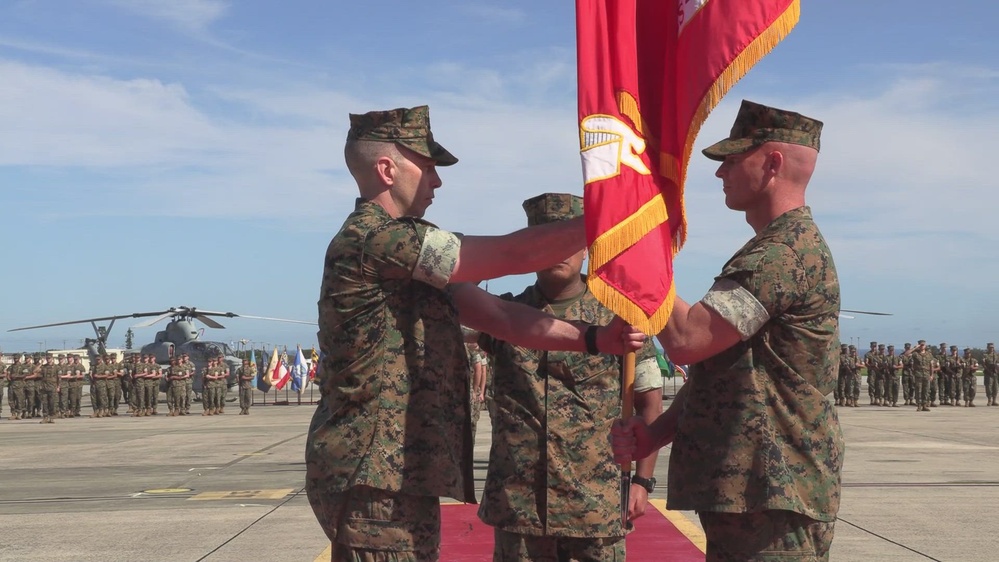 DVIDS - Video - Lt. Col. Ryan Iden relinquishes command of MALS-36 to ...