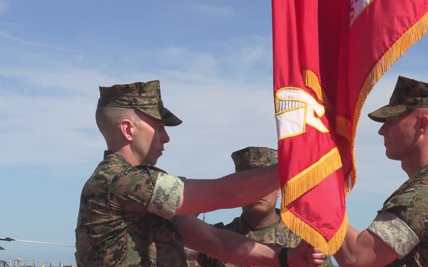 Lt. Col. Ryan Iden relinquishes command of MALS-36 to Lt. Col. Jason Brooks