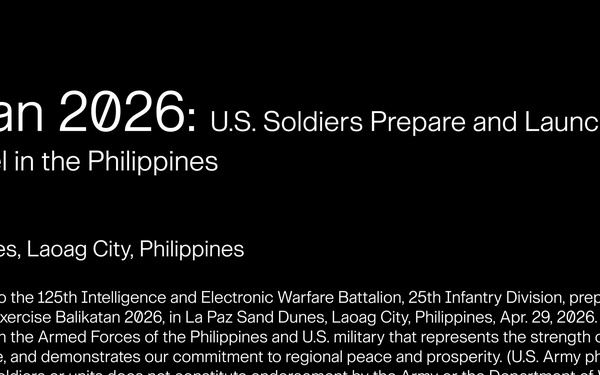 U.S. Soldiers prepare and launch an unmanned surface vessel in the Philippines